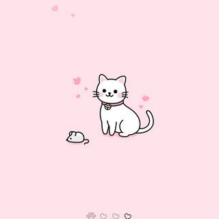 Cute Pink Cat Wallpapers