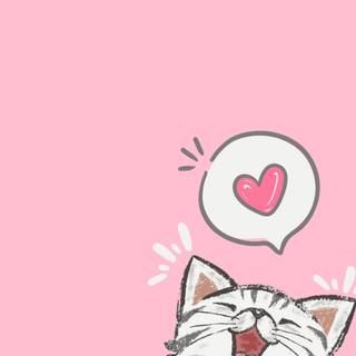 Cute Pink Cat Wallpapers