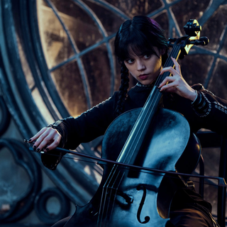 plays cello just like me!