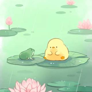 Duck And Frog Wallpapers