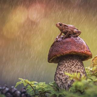 Mushroom Frogs Wallpapers