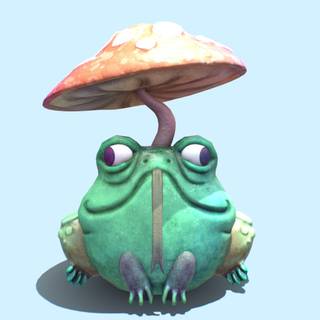 Frogs And Mushrooms Wallpapers