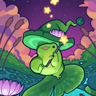 Frog Drawings Wallpapers