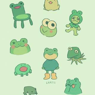 Frog Drawings Wallpapers