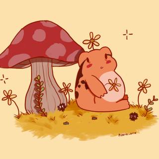 Frog Drawings Wallpapers