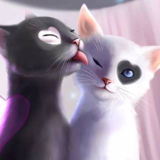 Cute Cat Art Wallpapers