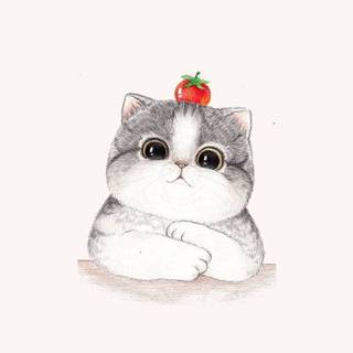 Cute Cat Art Wallpapers