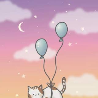 Cute Cat Art Wallpapers