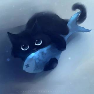 Cute Cat Art Wallpapers