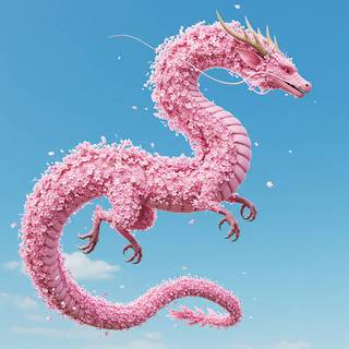 Cherry Blossom Dragon