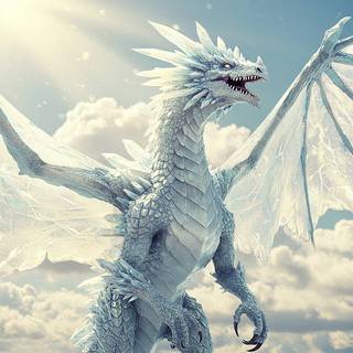 Icy Crystal Dragon