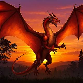 Sunset Dragon
