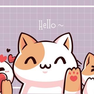 Cute Cat Laptop Wallpapers