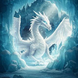 White Crystal Dragon