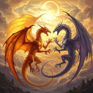Sun Dragon vs Moon Dragon