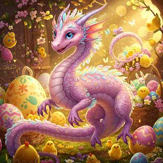 Easter Egg Dragon