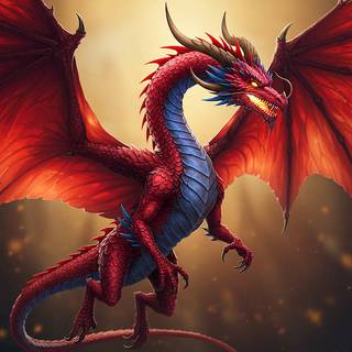 Red/ Blue Dragon