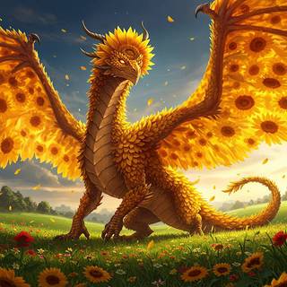 Sunflower Dragon