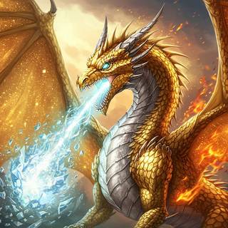 Gold/ Silver Dragon