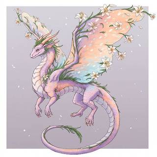 Easter Lily Dragon