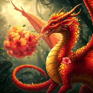Hibiscus Dragon