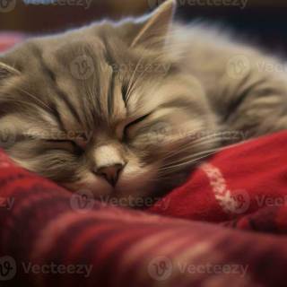 Cute Cat Sleeping Wallpapers