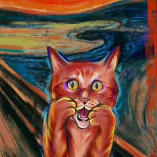 Screaming Cat Wallpapers