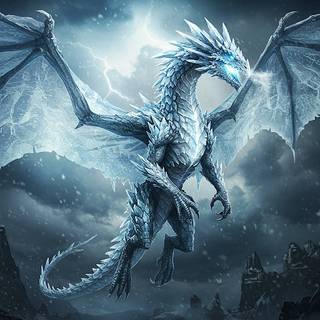 Icy Crystal Dragon