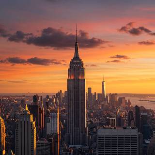 Empire State Building at Sunset