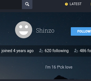 he just give up on us huh.....