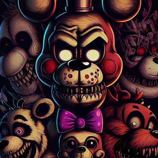 Scary FNAF Phone Wallpapers