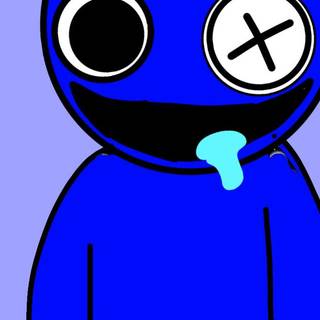 Blue from rainbow freinds