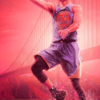 STEPH CURRY GOLDEN GATE BRIDGE