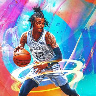 JA MORANT RAINBOW