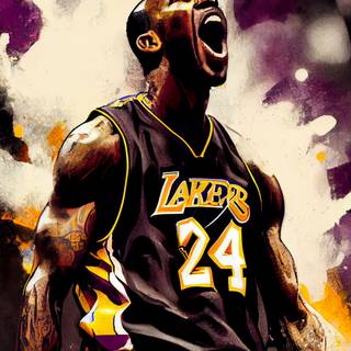 KOBE BRYANT PAINT