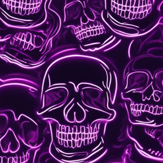 Neon Skulls