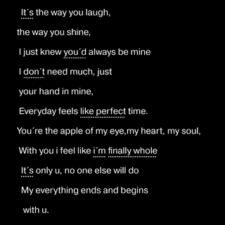 To my wonderful boyfriend