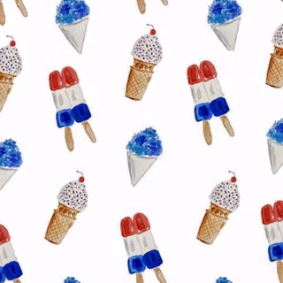 Fourth of july popsicles