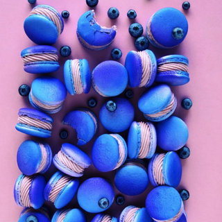 Purple macaroons