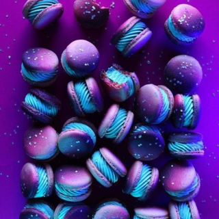 Purple Macaroons