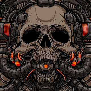 Cyborg Skull 