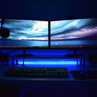 blue setup
