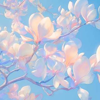 Anime flower wallpaper