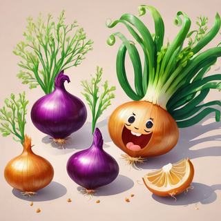 Cute Happy Onion