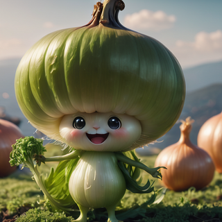 Cute Happy Onion