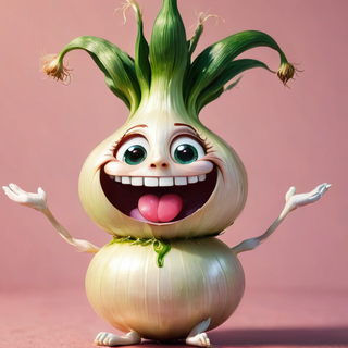 Cute Happy Onion