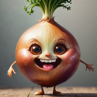 Cute Happy Onion