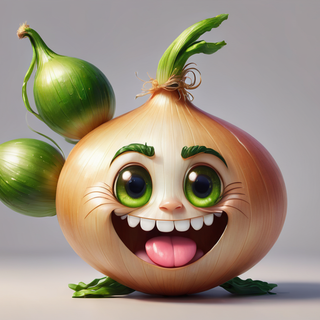 Cute Happy Onion