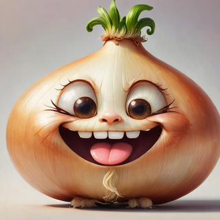 Cute Happy Onion