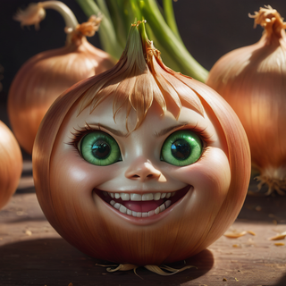 Cute Happy Onion